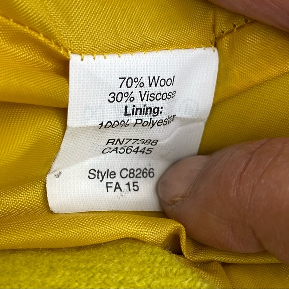 J. Crew Chartreuse Wool Mini Skirt - Picture 7 of 9